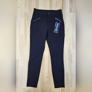 Alp n Rock Pants Womens Medium M Black Skinny Moto Goth Punk Geneva Techno Pants